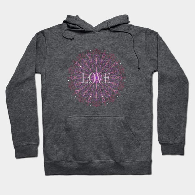 Love Design Hoodie by BMzero